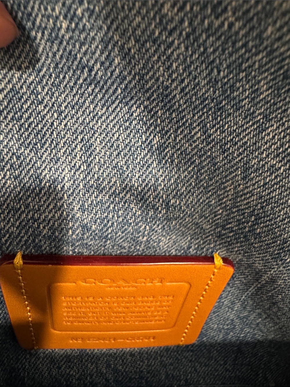 Coach Denim Tabby 20 - Picture 5 of 9